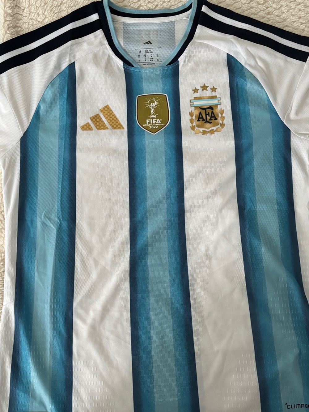 Adidas Argentina' Home Soccer Jersey - Blue & White